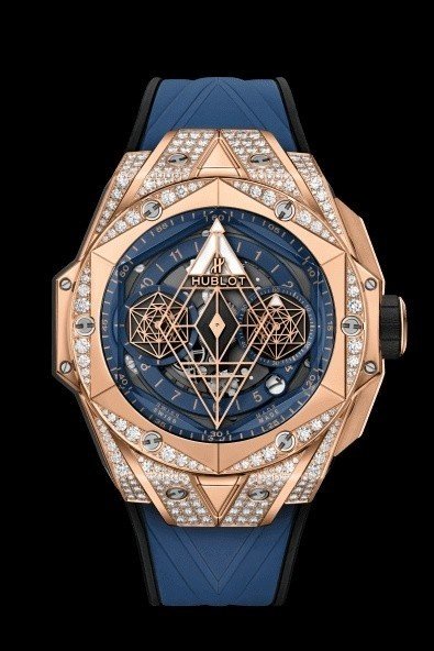 위블로 상블루2 킹골드 블루 다이아 리미티드에디션 Hublot SANG BLEU II KING GOLD BLUE PAVE